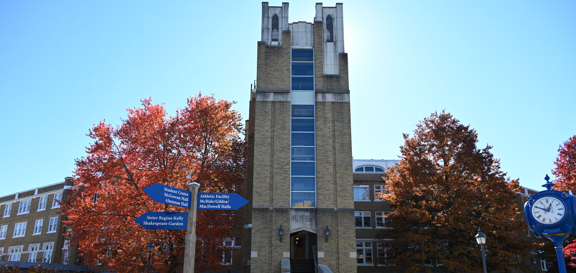 campus on a fall day