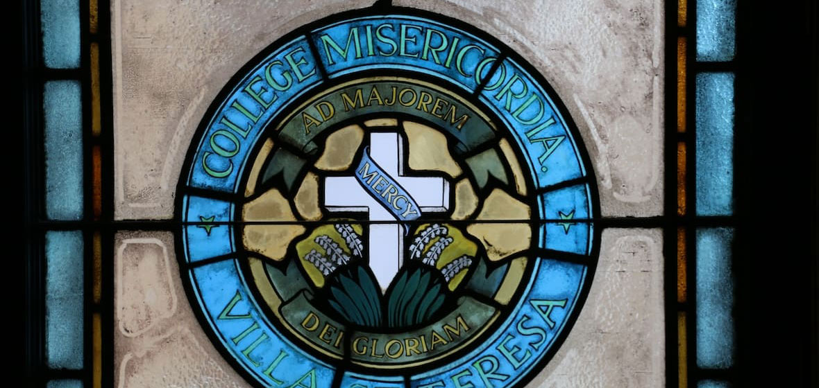 Mercy Hall stained glass